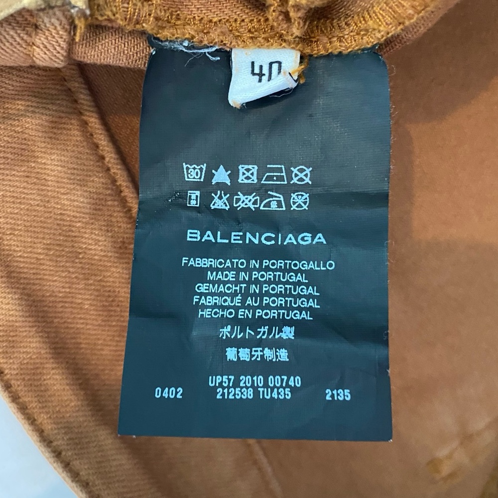 BALENCIAGA Brown Pants Skinny Jeans, Size 6/8 EU 40 - Picture 5 of 9